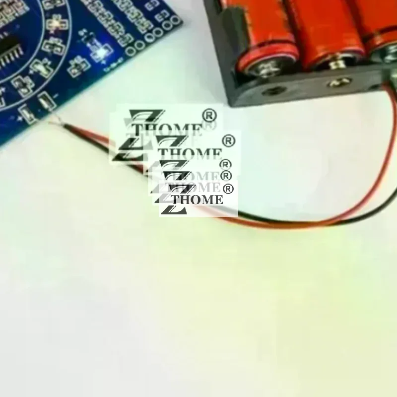 1 Set Funny Skill Training Electronic Suit CD4017 Rotating LED SMD NE555 Soldering Practice Board DIY Kit