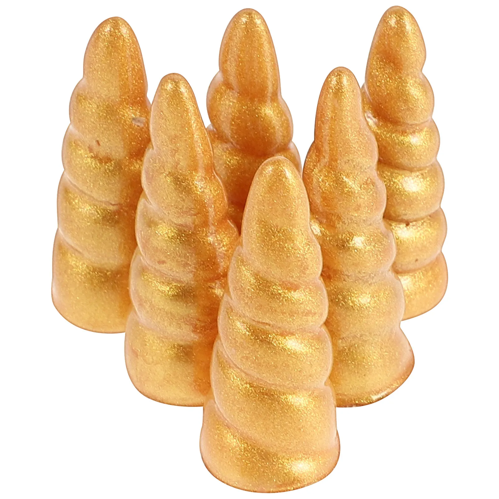10Pcs Resin Unicorn Accessories Horns Ideal for DIY Keychains Bag Decorations Glitter Craft Supplies Unique