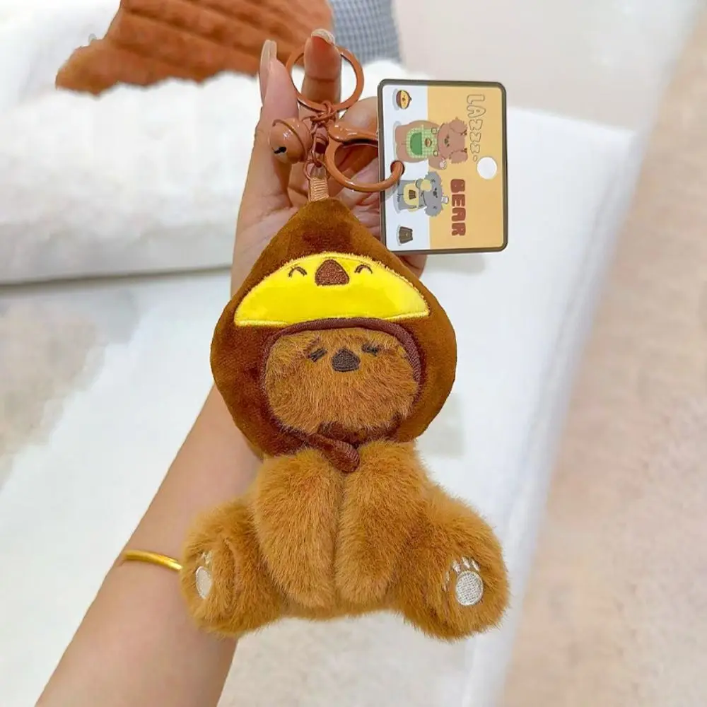 コアラぬいぐるみキーホルダーふわふわリアルなクマ漫画バッグペンダント装飾品快適なクマコアラ人形キーリング家の装飾