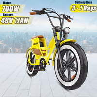 Hidoes HD-C8 Electric Bicycle 700W Motor 48V17AH Lithium Battery Off-Road E-bike 20*4.0-inch Fat Tire All-Terrain Electric Bike