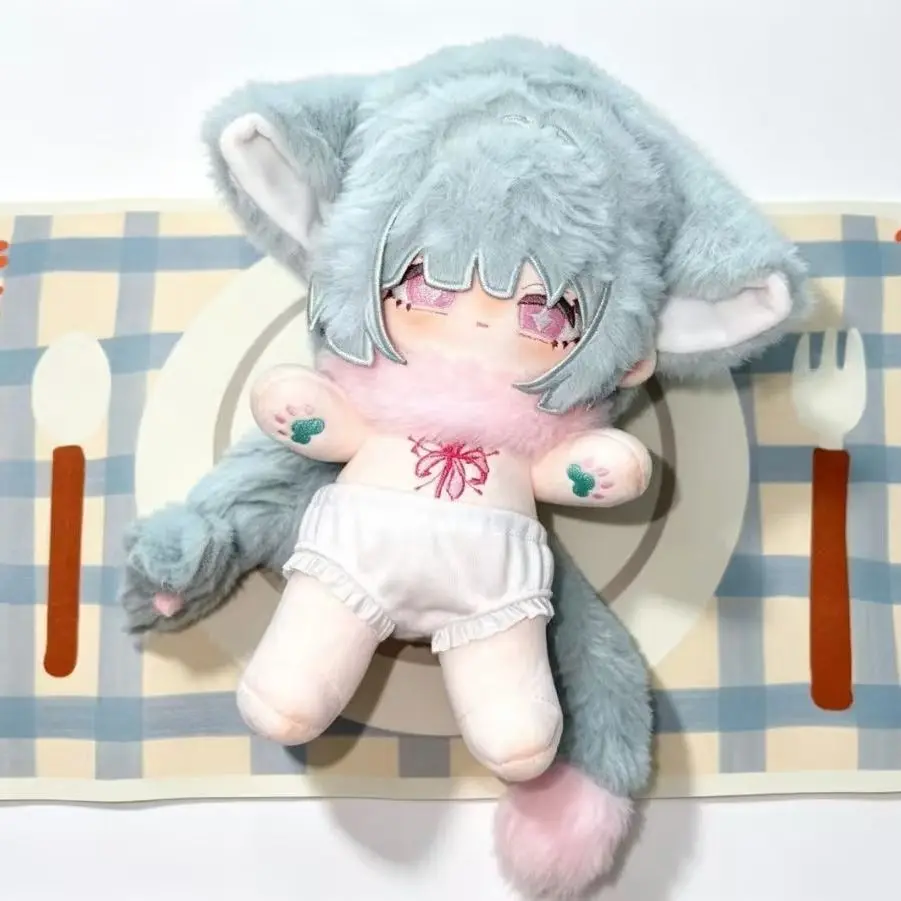20cm Wuthering Waves Phrolova Plush Doll Game Anime Idol Dress Up Cotton Doll Change Clothes Outfit Stufed Toy Christmas Gifts