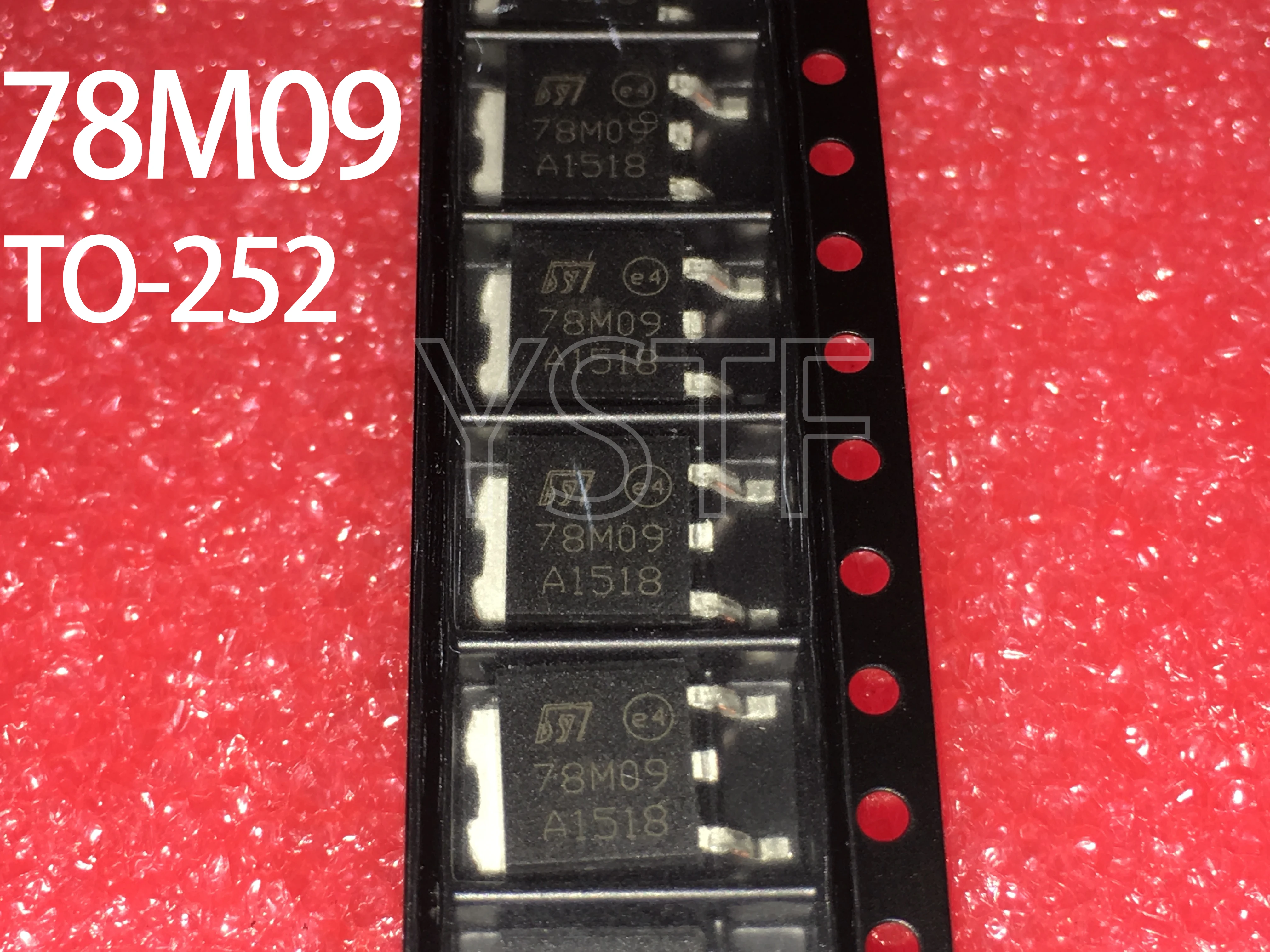 10PCS 78M09 TO-252 Three-terminal voltage regulator, transistor Linear regulator (LDO)