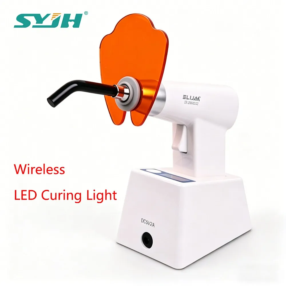3 in 1 DentalS Wireless LED Curing Light with Light Meter Whitening Extra Long Standby Dentistry Tool