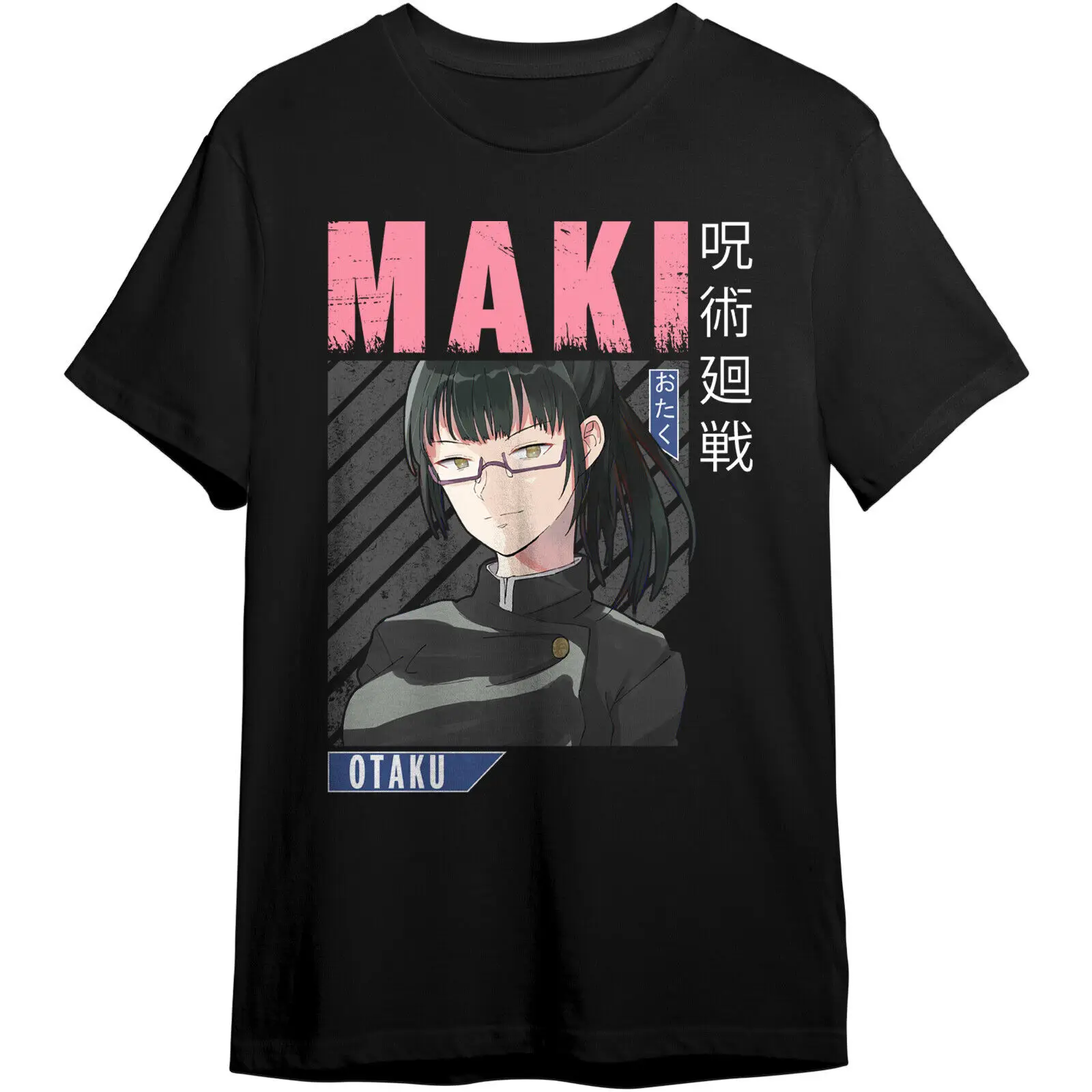 Men / Women Grey Anime Jujutsu Kaisen Maki Zenin NEW DESIGN T-Shirt
