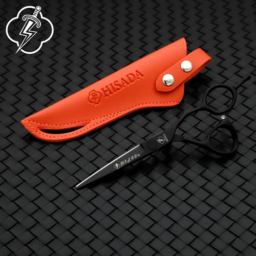 Tijeras de peluquería HISADA 5,5 VG10 tijeras de pelo avanzadas de acero herramientas profesionales de corte de pelo tijeras de corte de pelo de alta gama