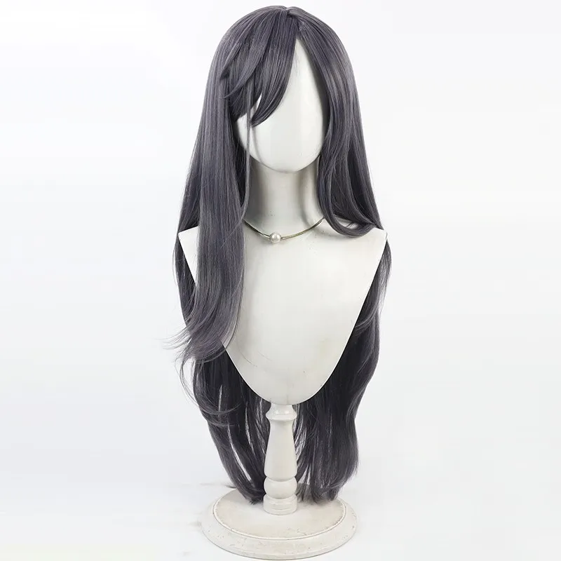 Path to Nowhere Vrouwelijke Chief Lange Trappen Cosplay Pruik Anime Spel Rollenspel Feestkostuum Prop Synthetisch haar Hittebestendige vezel