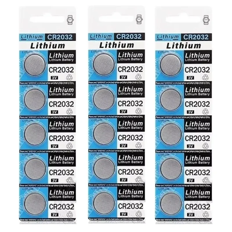 5-50Pcs Lithium Batteries CR2032 3V Coin Cell Battery BR2032 DL2032 ECR2032 For Watch Car Key Electronic Remote Control Toys