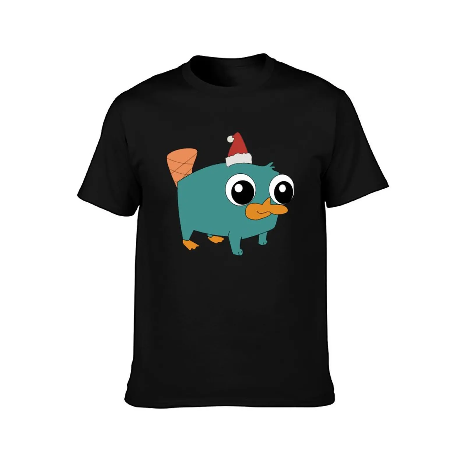 Christmas Baby Perry the Platypus T-Shirt No Iron Casual Short Sleeve Top T-Shirt