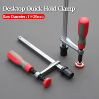 19/20mm Woodworking Desktop Pressure Feeder Workbench Quick Pressure Plate Clamp Activity H-shape Clamp Woodworking Manual Tools