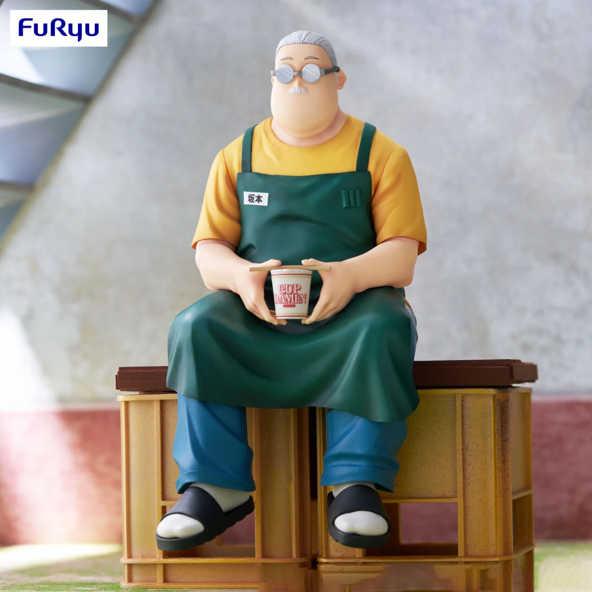 100% الأصلي Furyu المعكرونة سدادة الشكل ساكاموتو أيام ساكاموتو تارو Asakura شين أنيمي الشكل جمع سلسلة نموذج اللعب