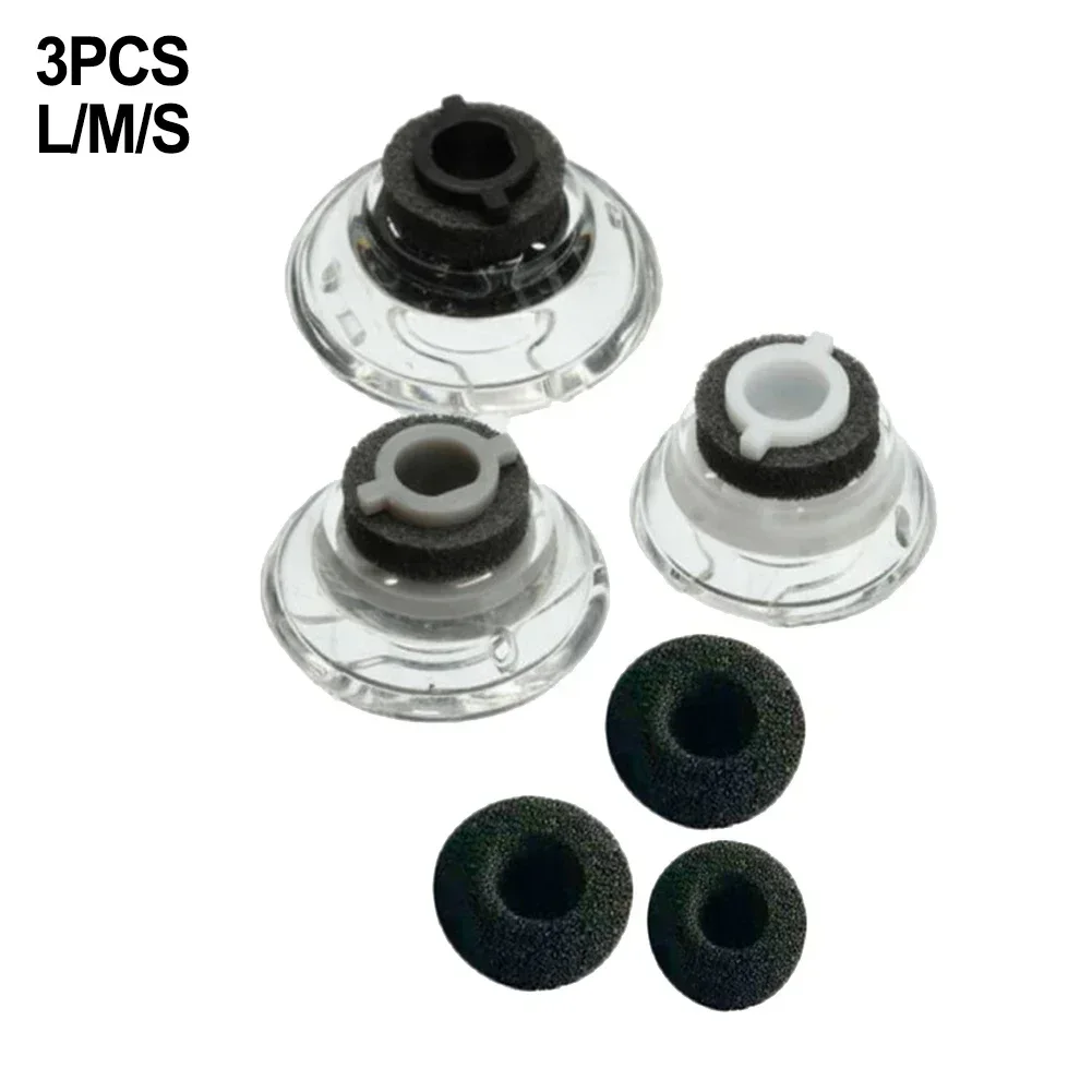 

Enhances Sound Effect Earplugs In-Ear Headphone Ear Tips Soft Silicone Sound Isolating Waterproof Anti-static Enduring