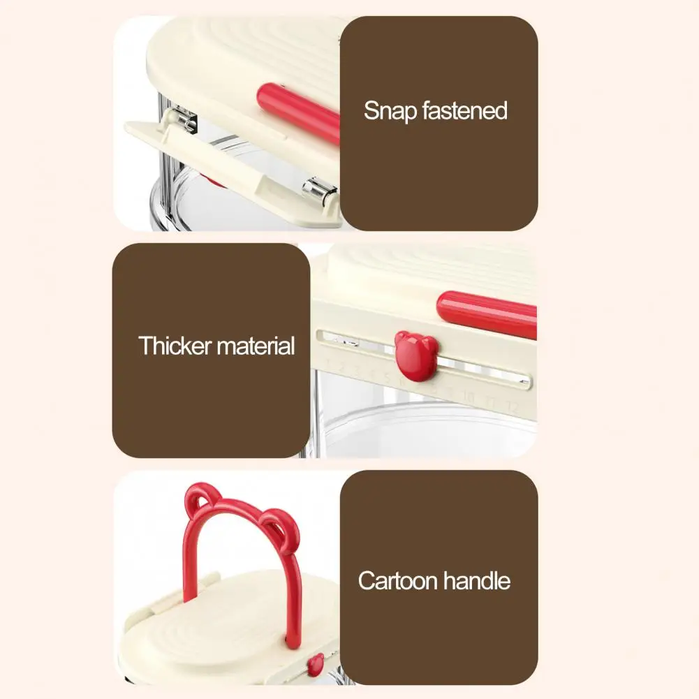 Spice Storage Organizer Spice Organization Solution 3/4/5pcs Sealed Jar Spice Storage Set Compact Stacked Bins for Kitchen