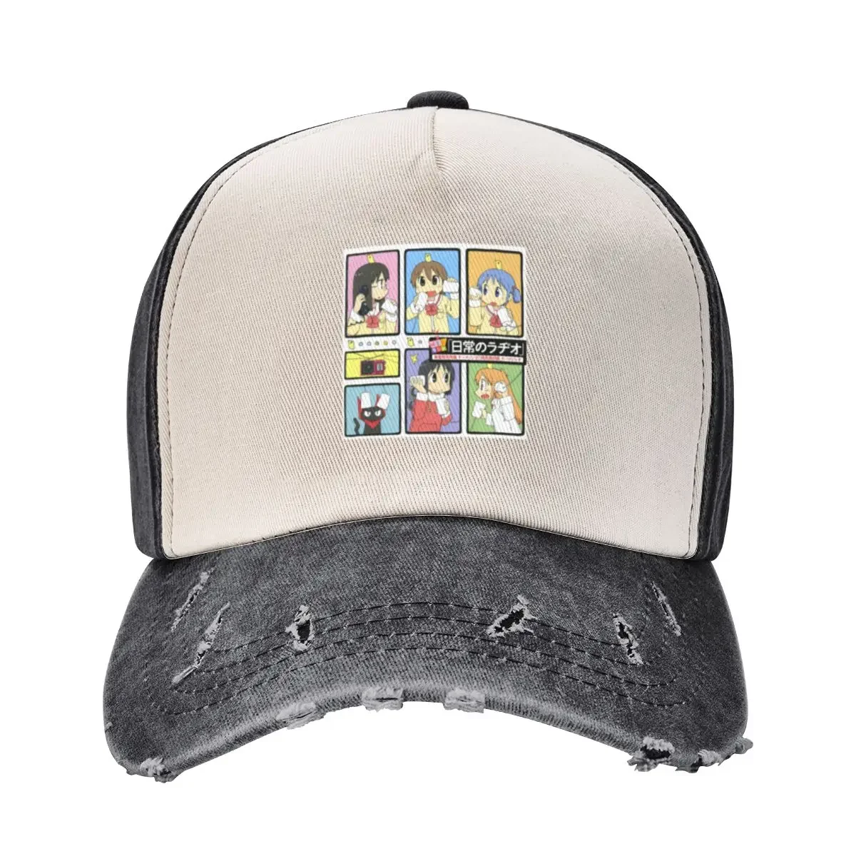 

Nichijou - All Characters Baseball Cap fashionable Rugby Hat Man For The Sun fishing caps man Men Golf Wear Women's