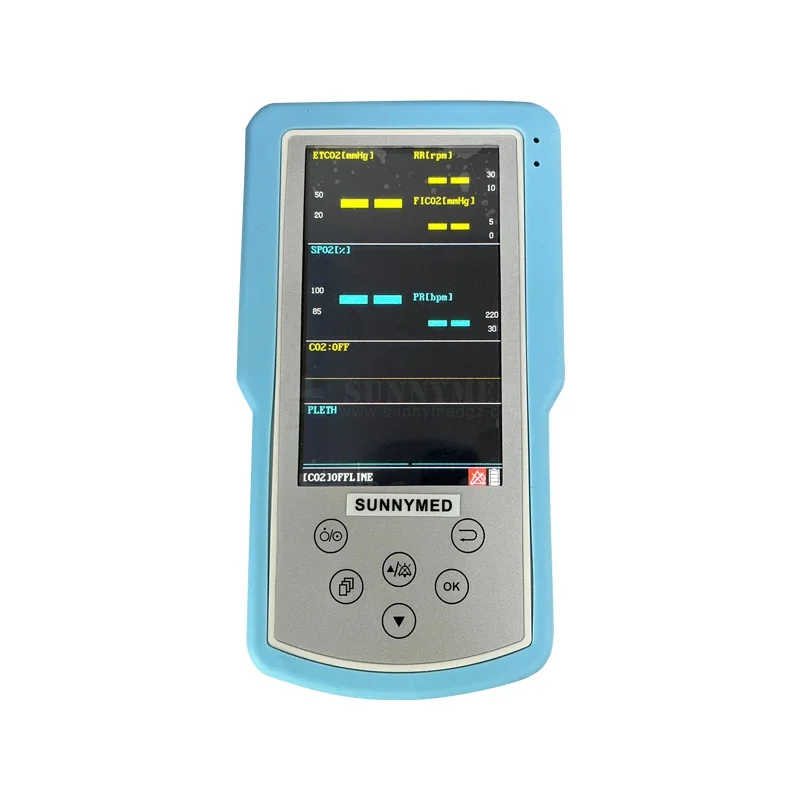 

SY-W072 handheld CO2 ing Veterinary Etco2 sidestream Capnograpy for vet clinic