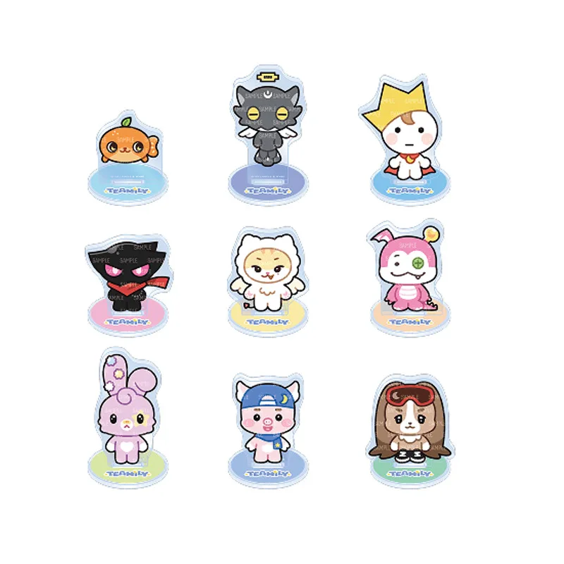 Idol &TEAM New Style Cartoon Acrylic Plaque Desktop Decoration K FUMA EJ YUMA JO HARUA TAKI MAKI NICHOLAS Fans Gift Collection