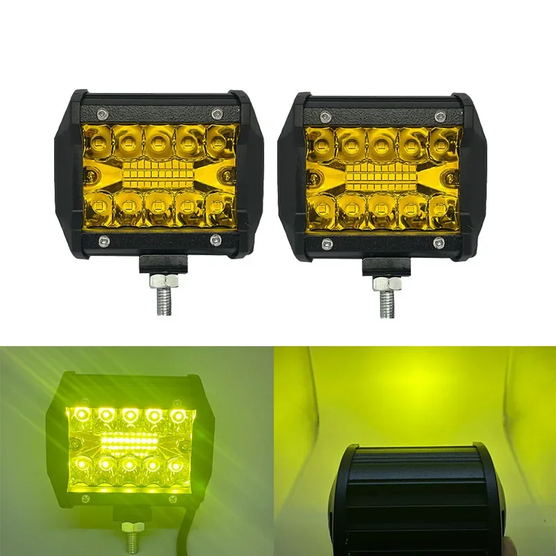 4/7 Inch Car LED Work Light Bar High Quality 60W/120W LED Fog Light Spot Beam Light for Car Boat 4x4 Off Road SUV ATV