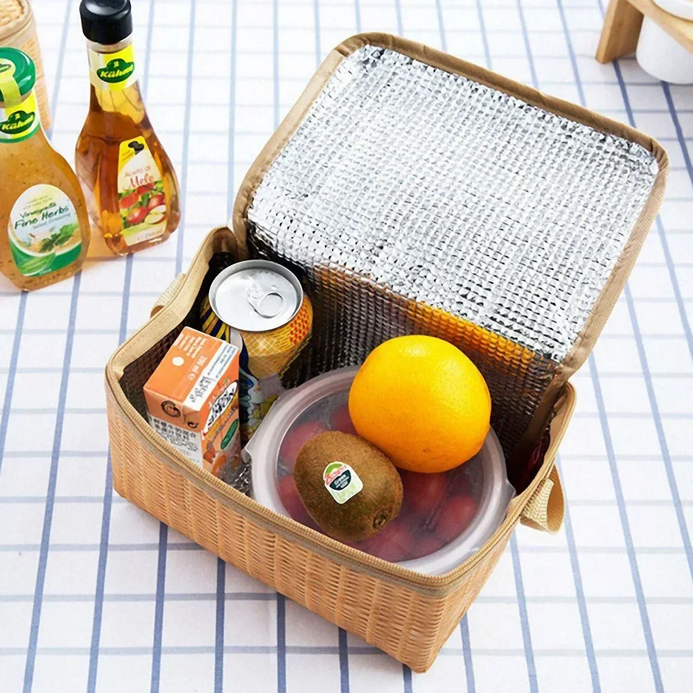 

Thermal Insulated Bag Container Waterproof and Thermal InsulationTote Bento Lunch Box Pouch Lunch Bag Womens Small Lunch Bag