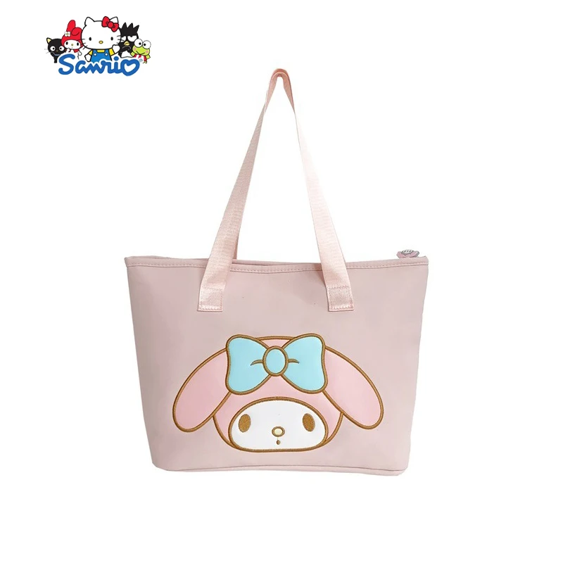 

Kawaii Sanrio My Melody Shoulder Bags Cartoon Children Kuromi Outdoors Handbag Snacks Storage Bag Coin Purse Toys Girls Gifts