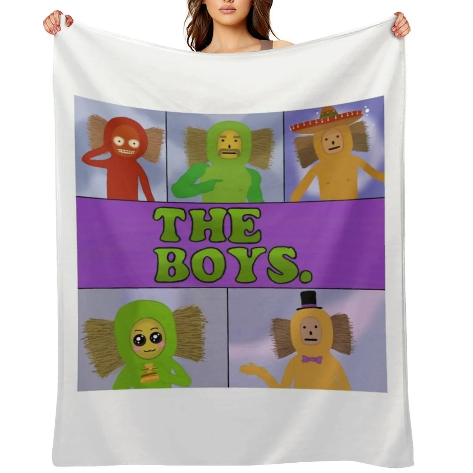 

The Boys Throw Blanket warm winter Baby Hair Blankets For Bed Blankets