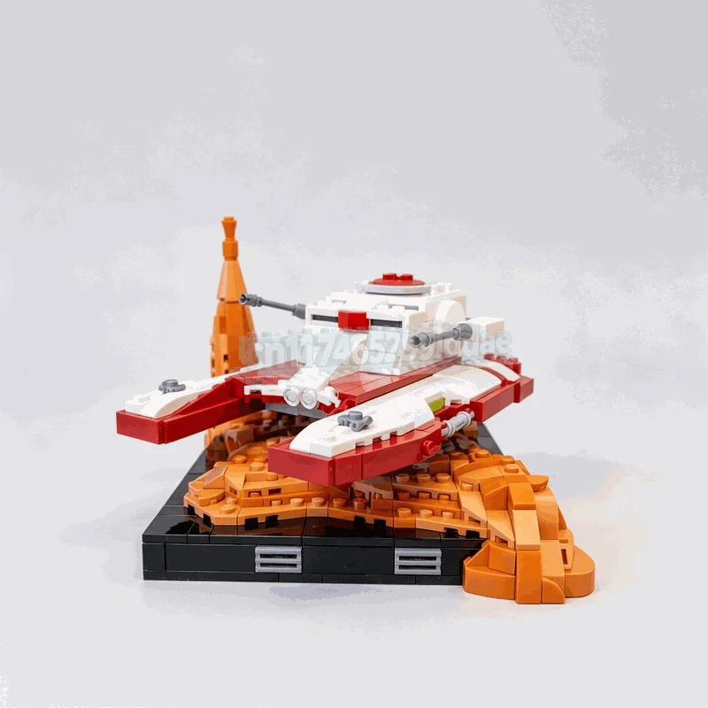 1835PCS Futuristic Hover Vehicle Building Blocks Future Explorer Craft Model DIY Assembly Set Creative Sci Fi Display Gift Toy