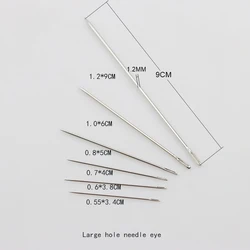 5/10PCS Large-hole/small-eye stitch needle Cross-stitch needle Embroidery tool needle Hand-made leather needle sewing accessorie