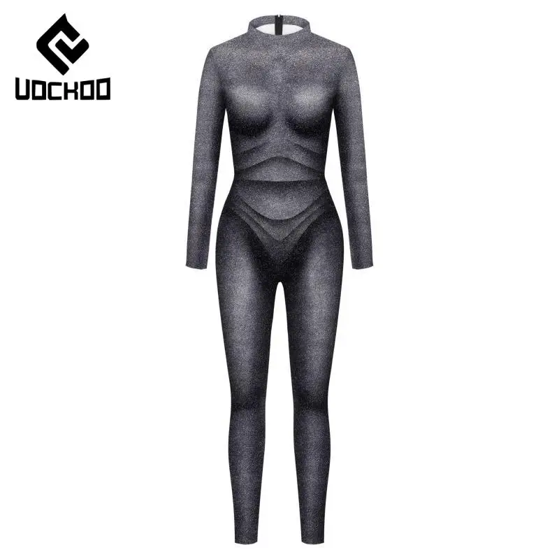 Estrela trekking filme cosplay traje sete de nove macacão halloween feminino bodysuit roupas de festa de férias comic con vestir-se