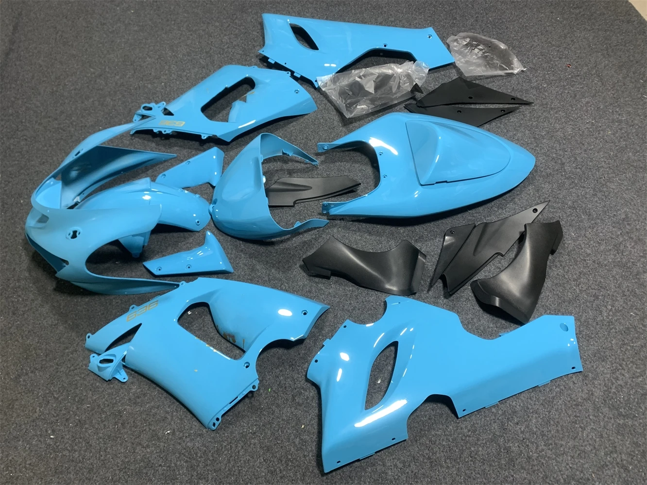 Motorcycle fairing fits ZX-6R 2005 2006 636-6R 05 06 Fairing Sky blue motorcycle housing