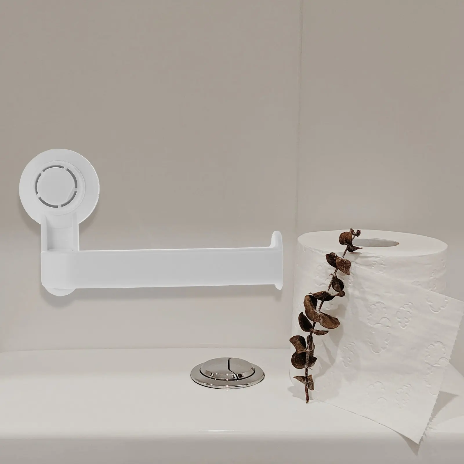 

Premium Stainless Steel Wall Mounted Toilet Paper Holder Space Saving Bathroom Roll Paper Hanger for Home Apartment Hotel Use
