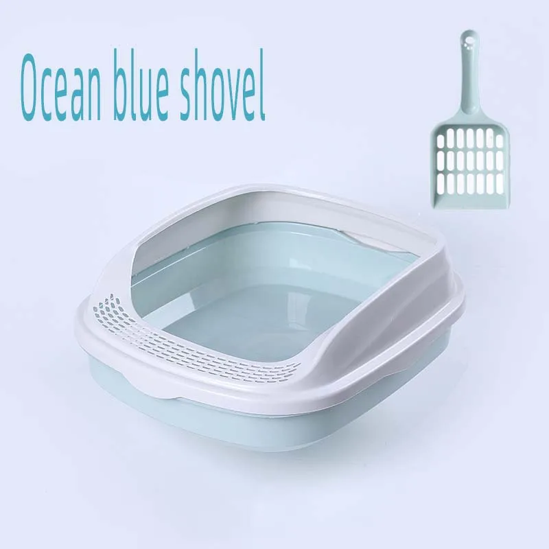 CÁT VỆ SINH Hộp Bán Kèm Theo Hàng Rào Cao Mèo Hộp Mèo Hộp Plus Cao Cấp Đầm Xòe Chống Cát vệ Sinh Cho Thú Cưng Bắn Chống Lưu Vực