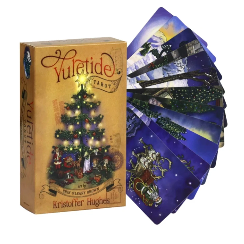 Hot sales Yuletide Tarot Oracle Card Fate Divination Prophecy Card Family Party Game Tarot
