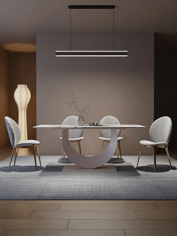 Dining Tables and Chairs Set Simple Modern Rectangular Dining Table Household Small Apartment