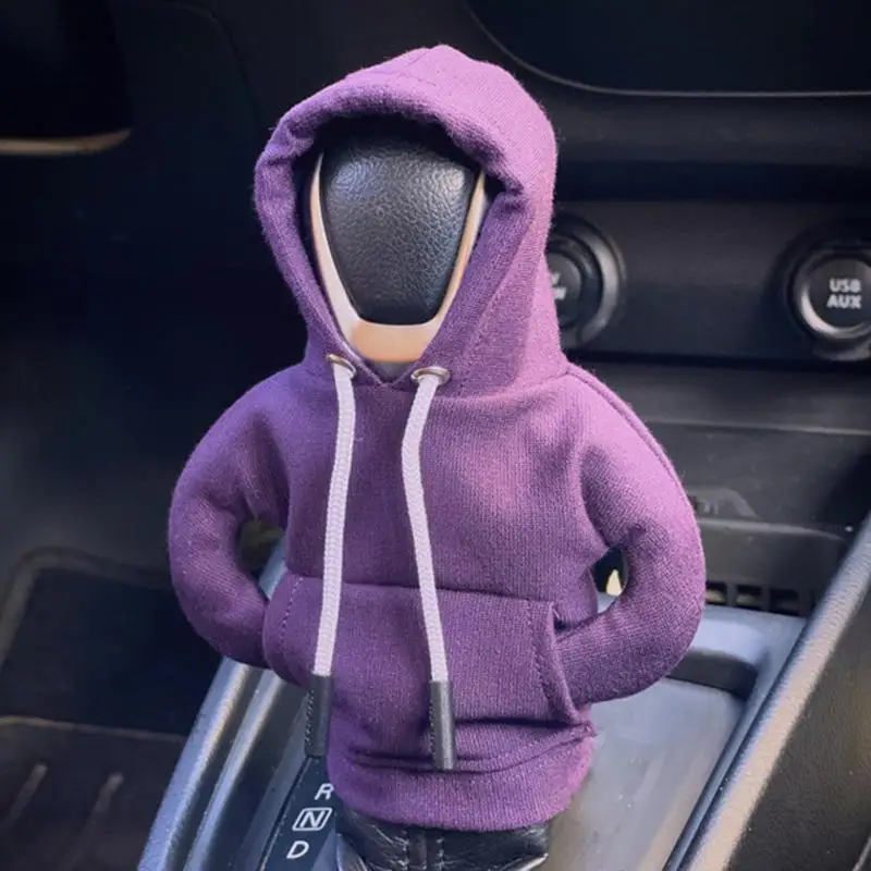 C.New S 2023 Fashion Shift Hoodie Hoodie Car Shift Cover Car Gear Lever Hood Cover Car Gear Handle Handle Cover