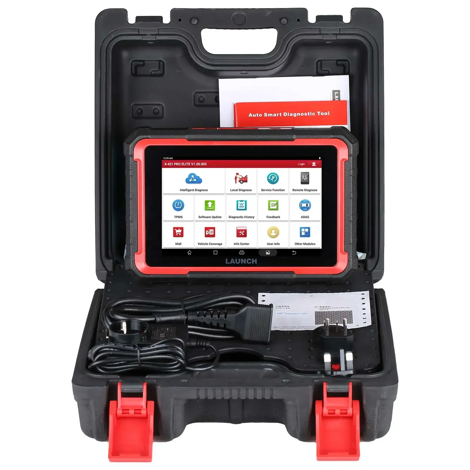 

New Launch X431 PRO ELITE Auto Full System Car Diagnostic Tools CAN FD DOIP Active Tester OBD2 Scanner