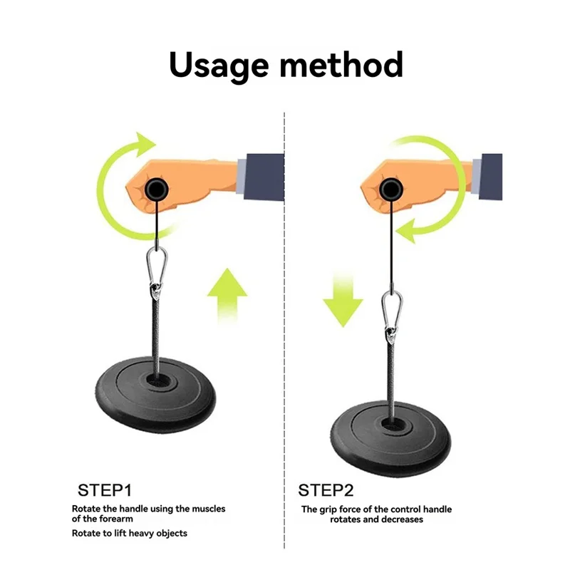 -A89Z Тренажер для силы мышц запястья, предплечья, руки, роликовый тренажер с ручкой, оборудование для фитнеса для дома