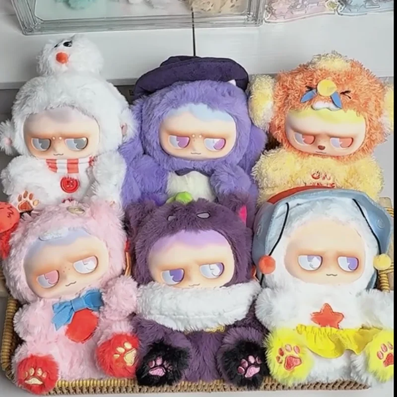 

Authentic Monboo Monster Park Series Blind Box Vinyl Plush Design Plush Toy Keychain Pendant Trendy Decoration Halloween Gift