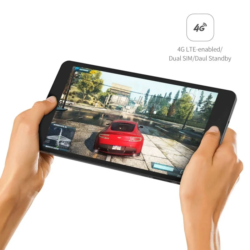 كمبيوتر لوحي جديد M8 4G PhoneCall مقاس 8 بوصات يعمل بنظام أندرويد 8.0 MTK6797 10-Core 1920x1200 بكسل 3GB + 32GB GSM 5500mAh 2 x فتحة بطاقة SIM