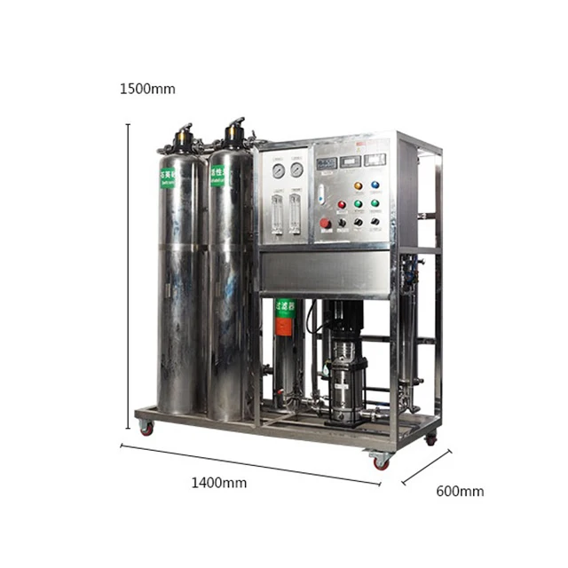 Guangdong Reverse Osmosis Demineralized Water Treatment Plat Machinery Equipment Filter Water Purification System