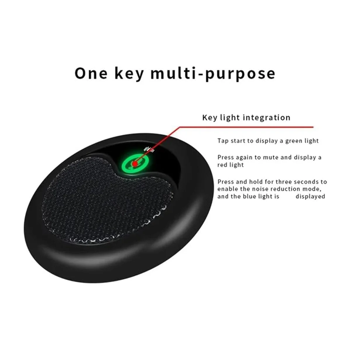 

Sust-aVideo Conference USB Microphone,Omnidirectional Condenser Mic for PC Laptop Online Meeting Skype