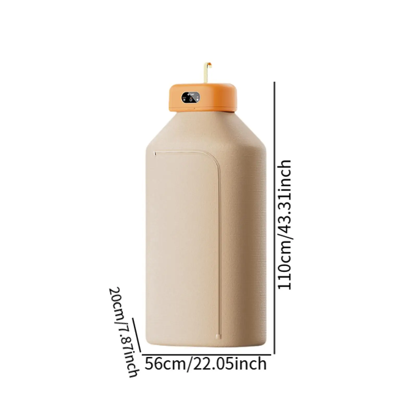 مجفف ملابس كهربائي بقدرة 600 وات، مجفف كهربائي قابل للطي وسريع الجفاف