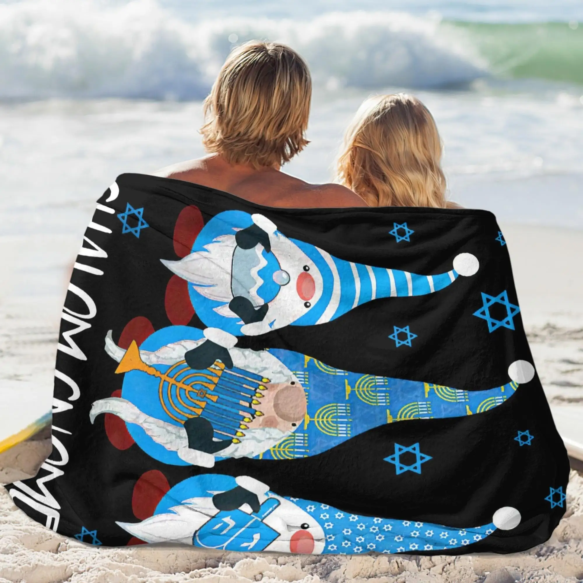 Simple Snowman Creative Pattern All Season Blanket Soft Cozy Warm Fleece Blanket Office Lunch Outdoor Camping Available