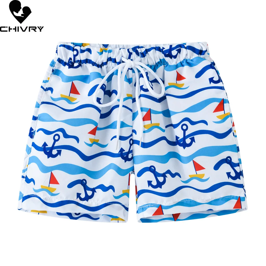 Kinder Sommer Schwimmen Shorts Baby Jungen Mädchen Bademode Kleinkind Kinder Mode Druck Bademode Badeanzug Strand Kurze Hosen Lässige Kleidung