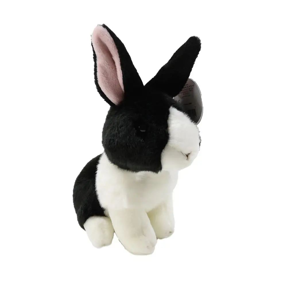 Black rabbit plush toy 18 cm