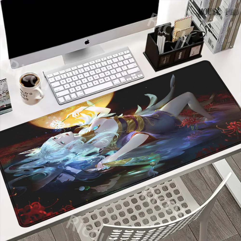 Final Fantasy XIV Mouse pad XXL Keyboard PC Rubber Mice Mat Table Mat HD Print Game Lock Edge Mousepad Desktop Decorative Mat ?