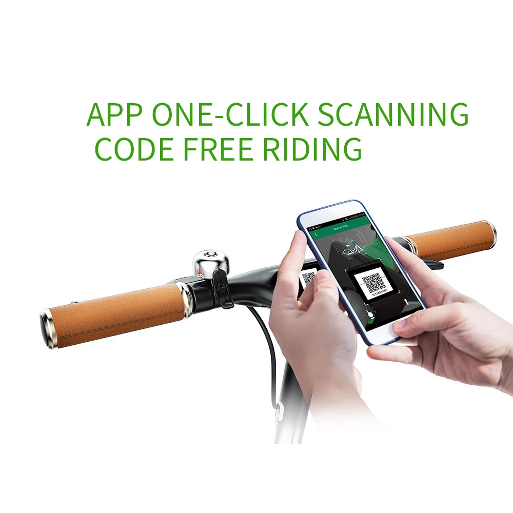 Omni Zweirädriger gemeinsamer Elektroroller IoT mit mobiler App