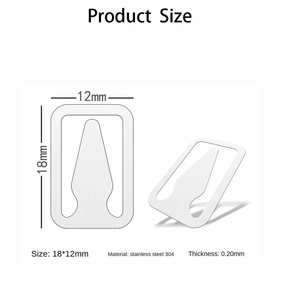 50 علامة خط كتاب معدنية مجوفة علامات صفحة الكتاب المحمولة متعددة الوظائف الفضة كتاب ماركر كليب القراءة #6