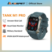 Original KOSPET TANK M1 PRO Men Smartwatch Bluetooth Call Fitness 5ATM Waterproof Electronic Fitness Digital Smart Watches Ultra