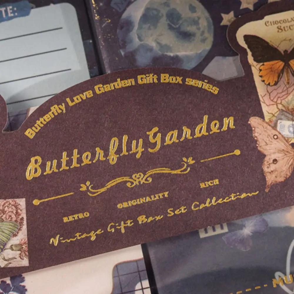 125Pcs/Set A6 Scrapbooking Set Retro Vintage DIY Diary Album Art Guide Mushroom Chronology Back To School Stationery