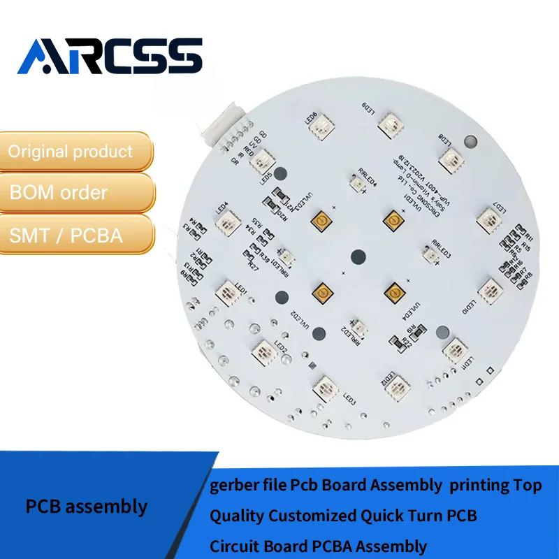 Gerber ملف Pcb مجلس الجمعية الطباعة أعلى جودة مخصصة سريعة بدوره PCB لوحة دوائر كهربائية PCBA الجمعية