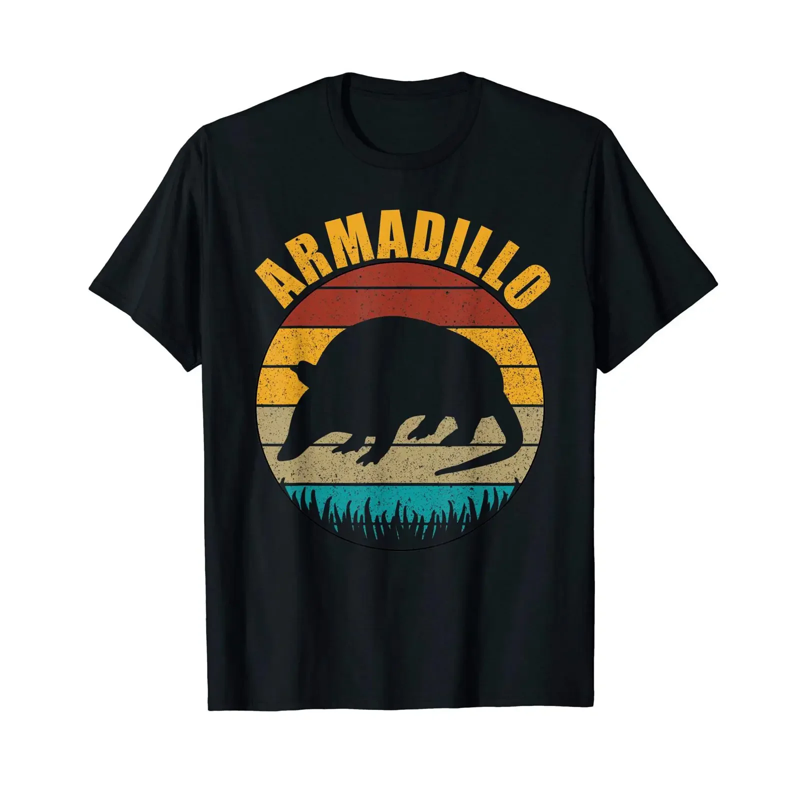 Retro Armadillo Belt Animal South American T Shirt vintage Washed fashion streetwear graphic homme Slightly Stretched Stylish
