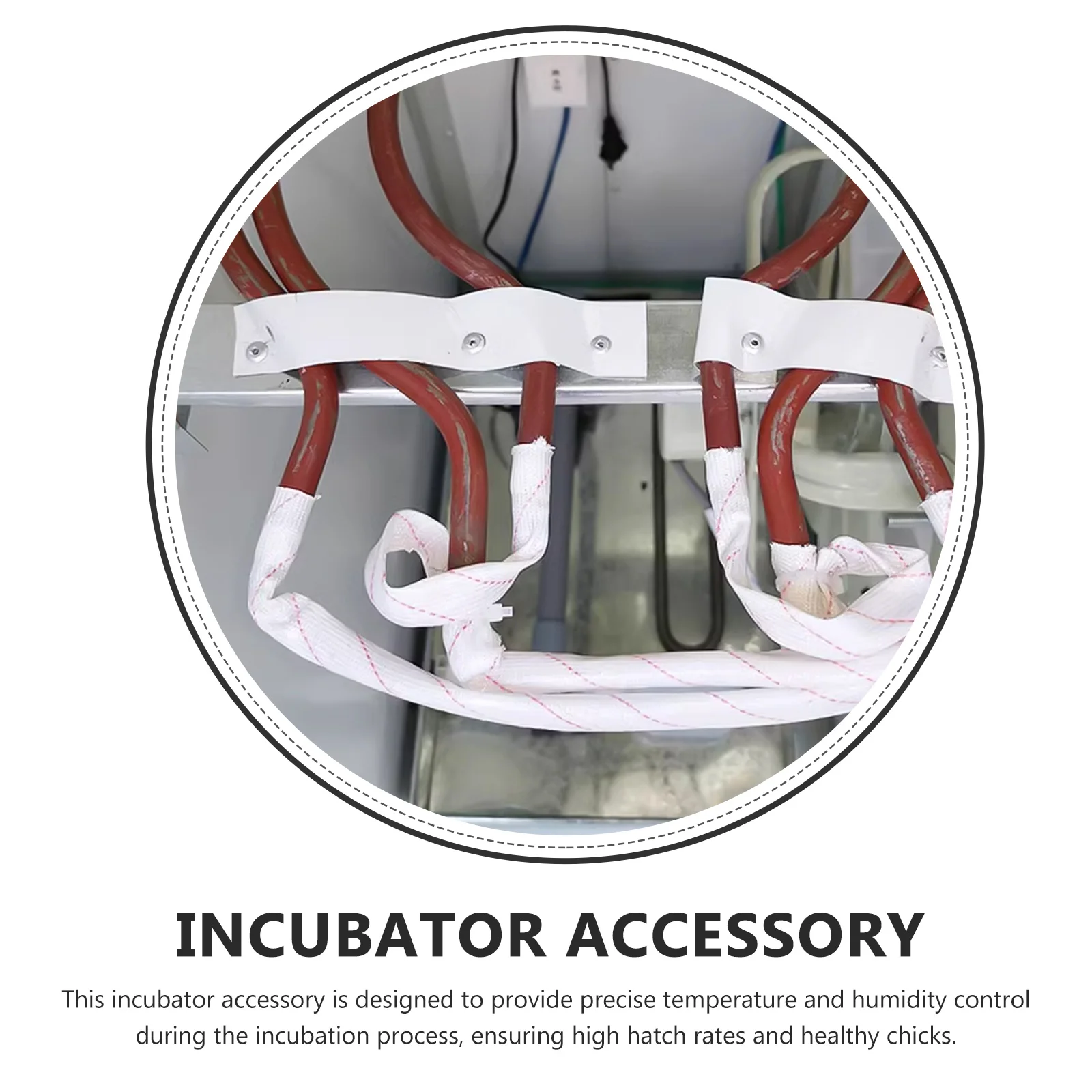 

1 set U-shaped Humidifier Tube Incubator Supplies Round 200W Heating Tube Incubator Chick Heater Brooder System Pet Supplies